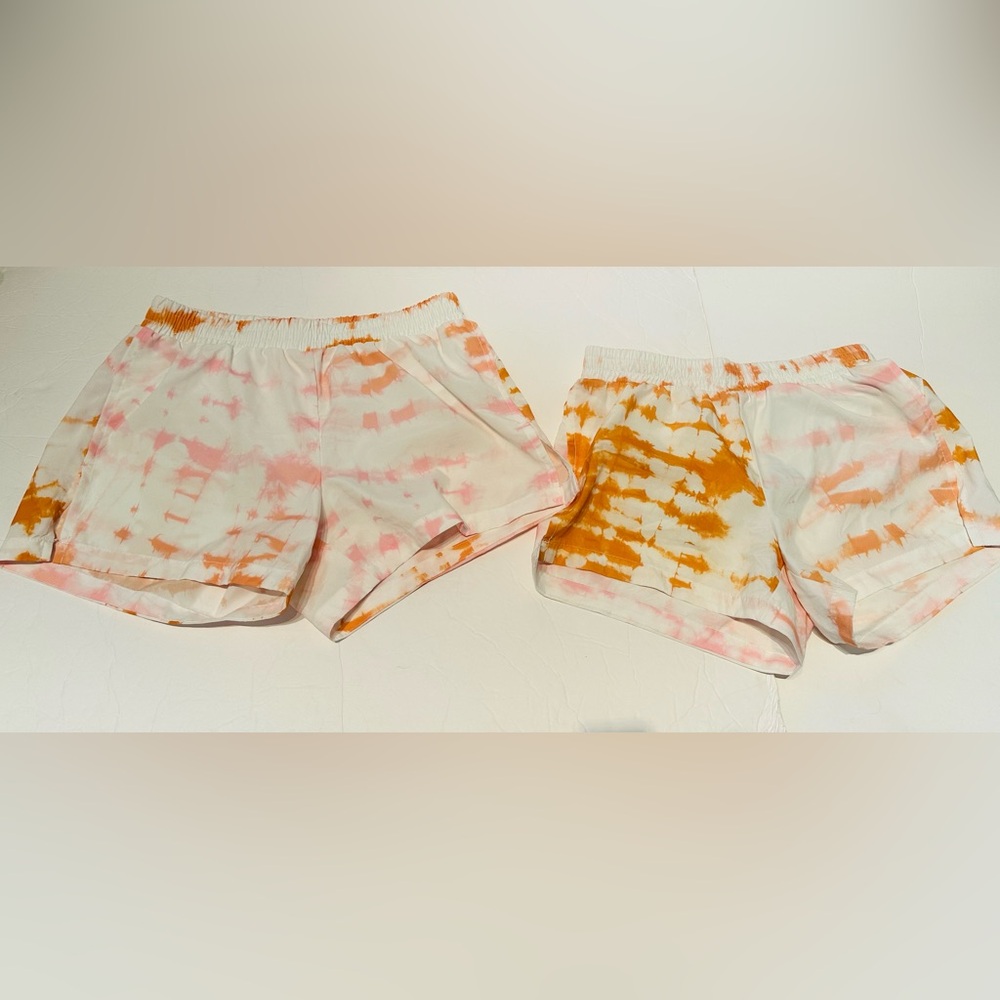 Old Navy Go-Dry Cool Printed Run Shorts: Pink Tie-Dye